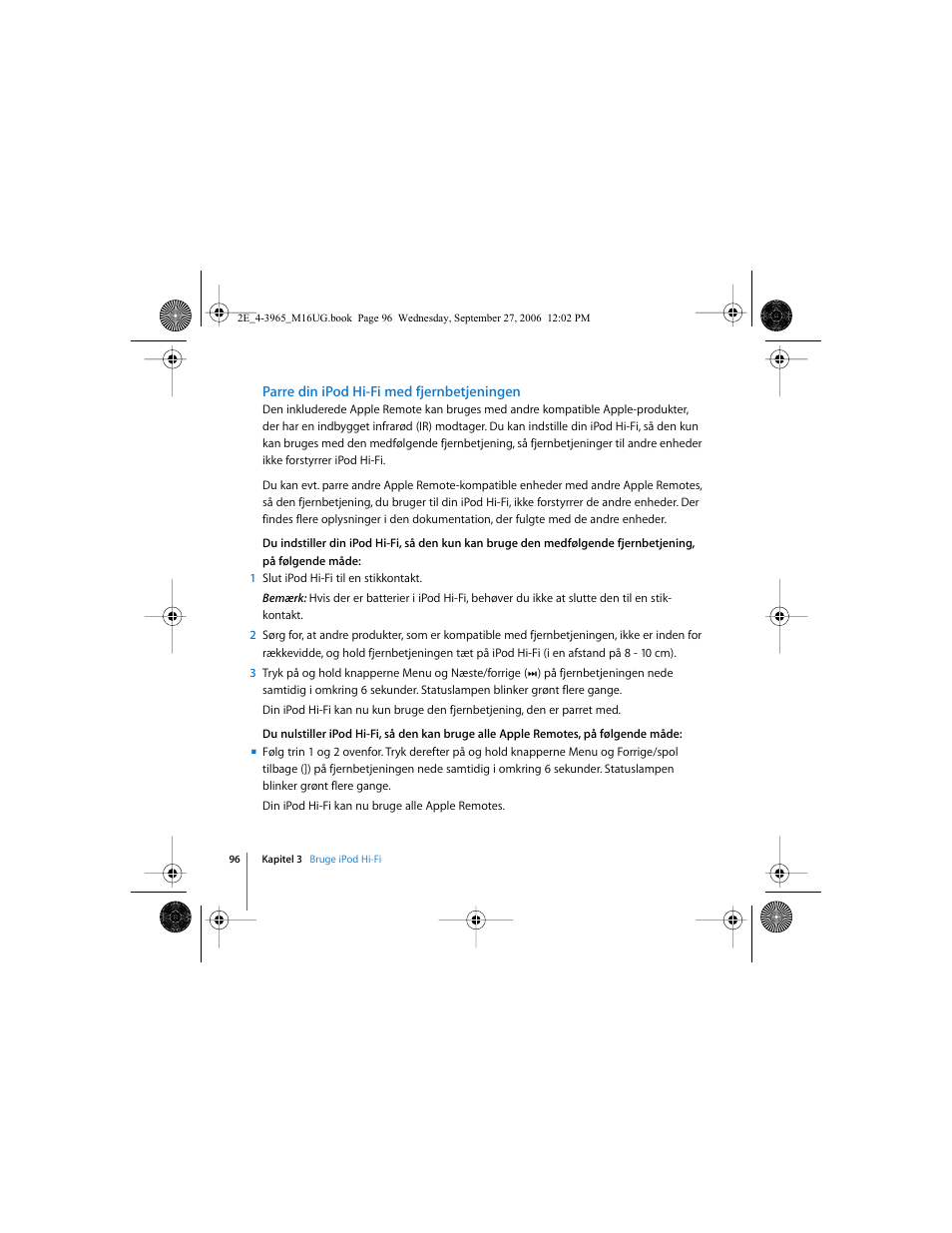 Apple iPod Hi-Fi User Manual | Page 96 / 102