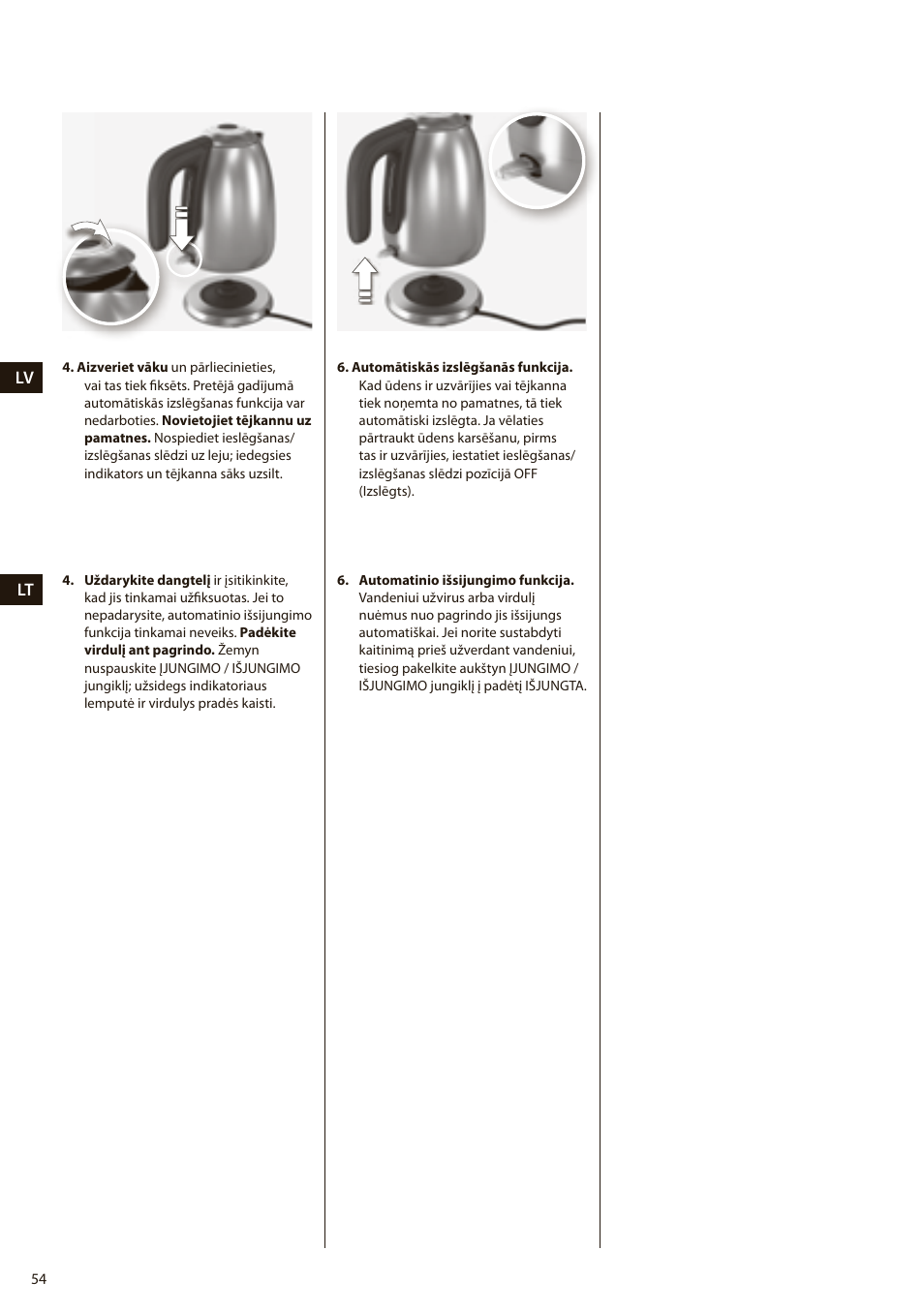 Electrolux EEWA7100R User Manual | Page 54 / 60