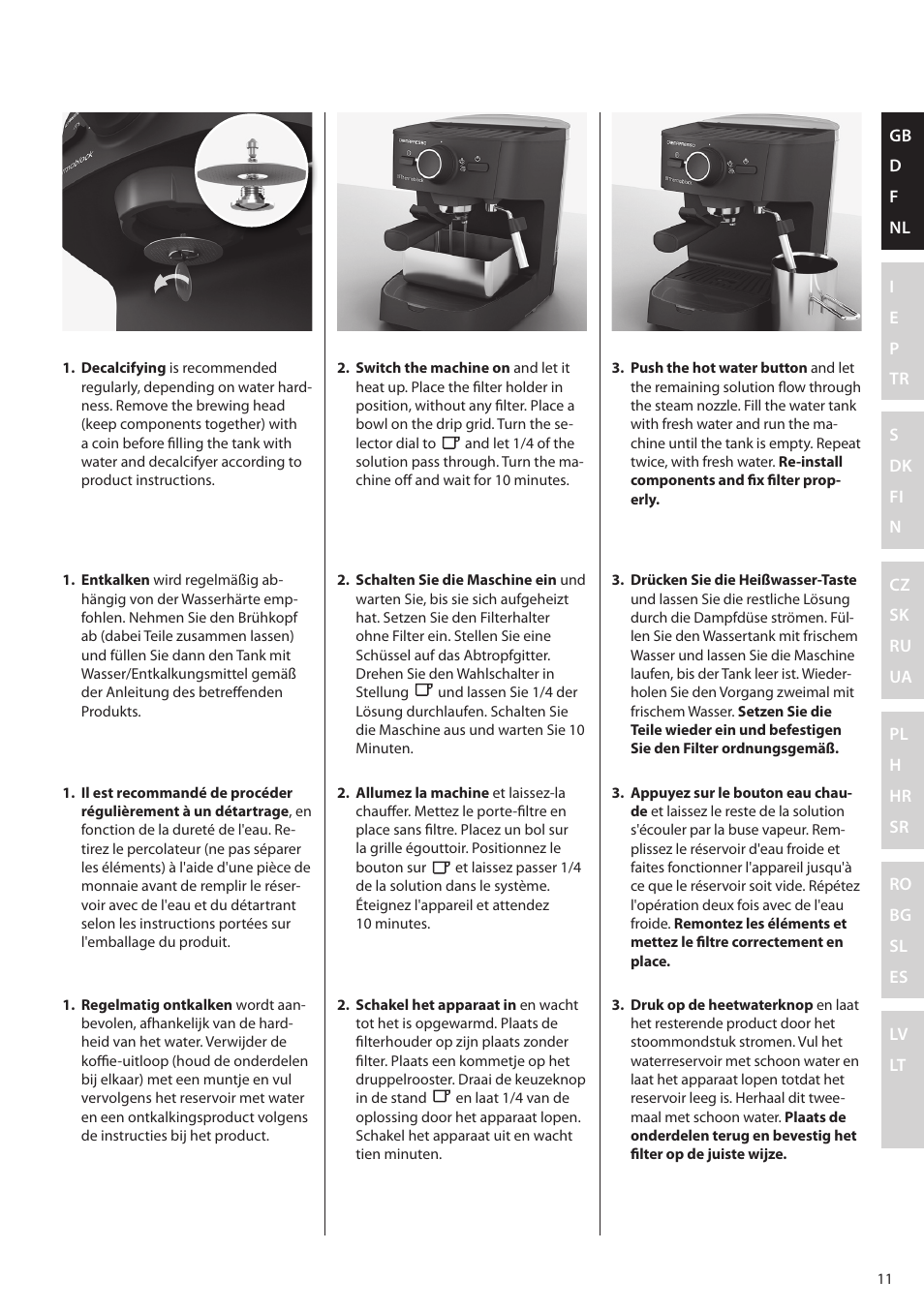 Electrolux EEA255 User Manual | Page 11 / 88