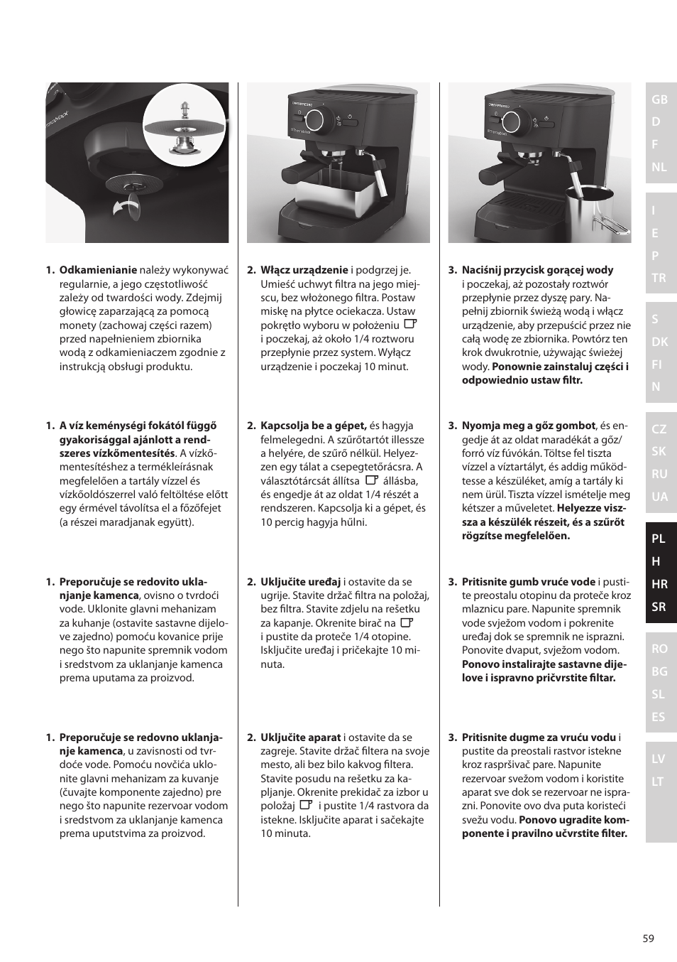 Electrolux EEA255 User Manual | Page 59 / 88