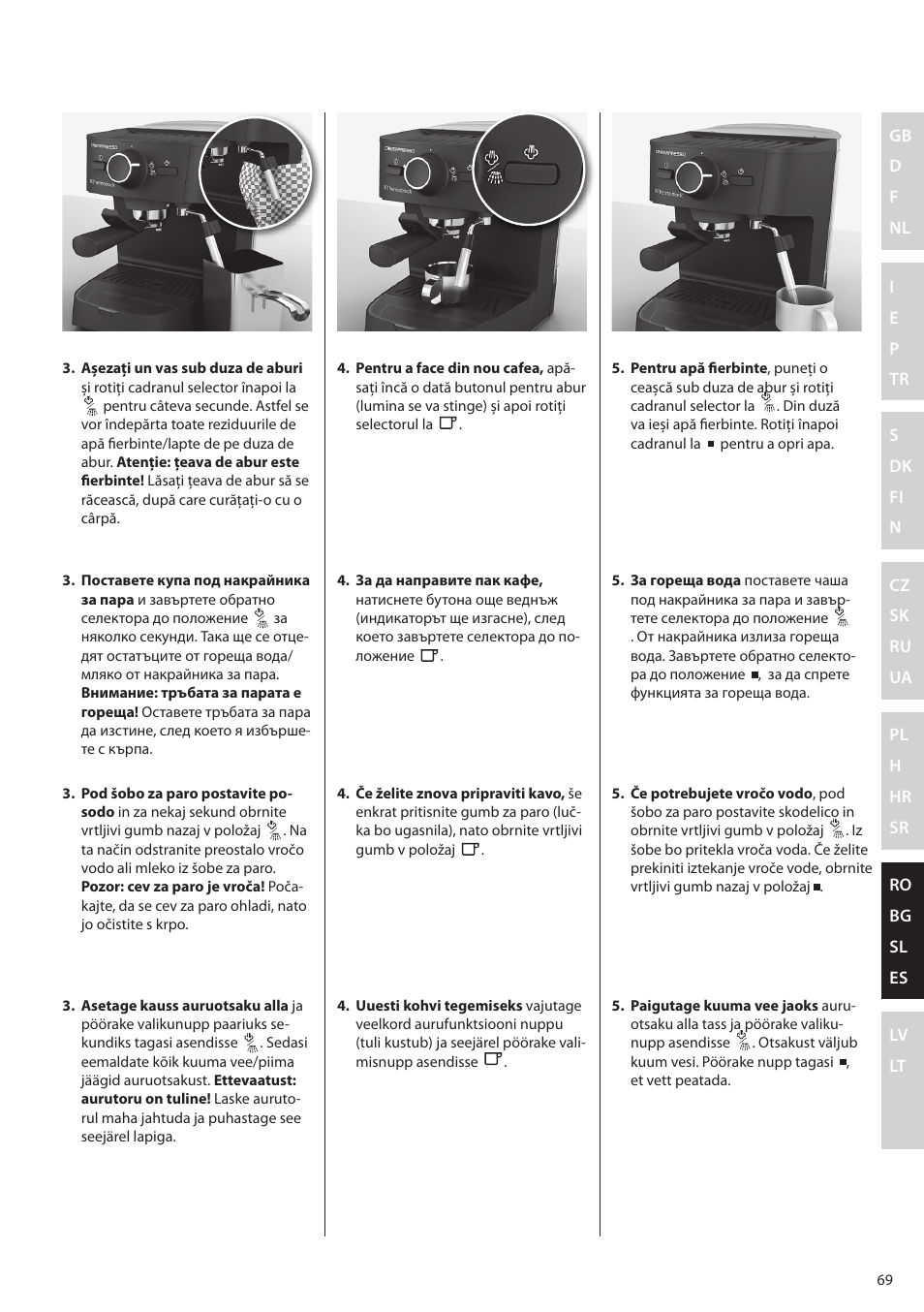 Electrolux EEA255 User Manual | Page 69 / 88