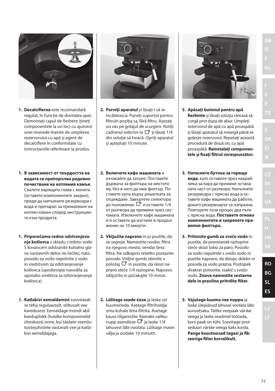 Electrolux EEA255 User Manual | Page 71 / 88