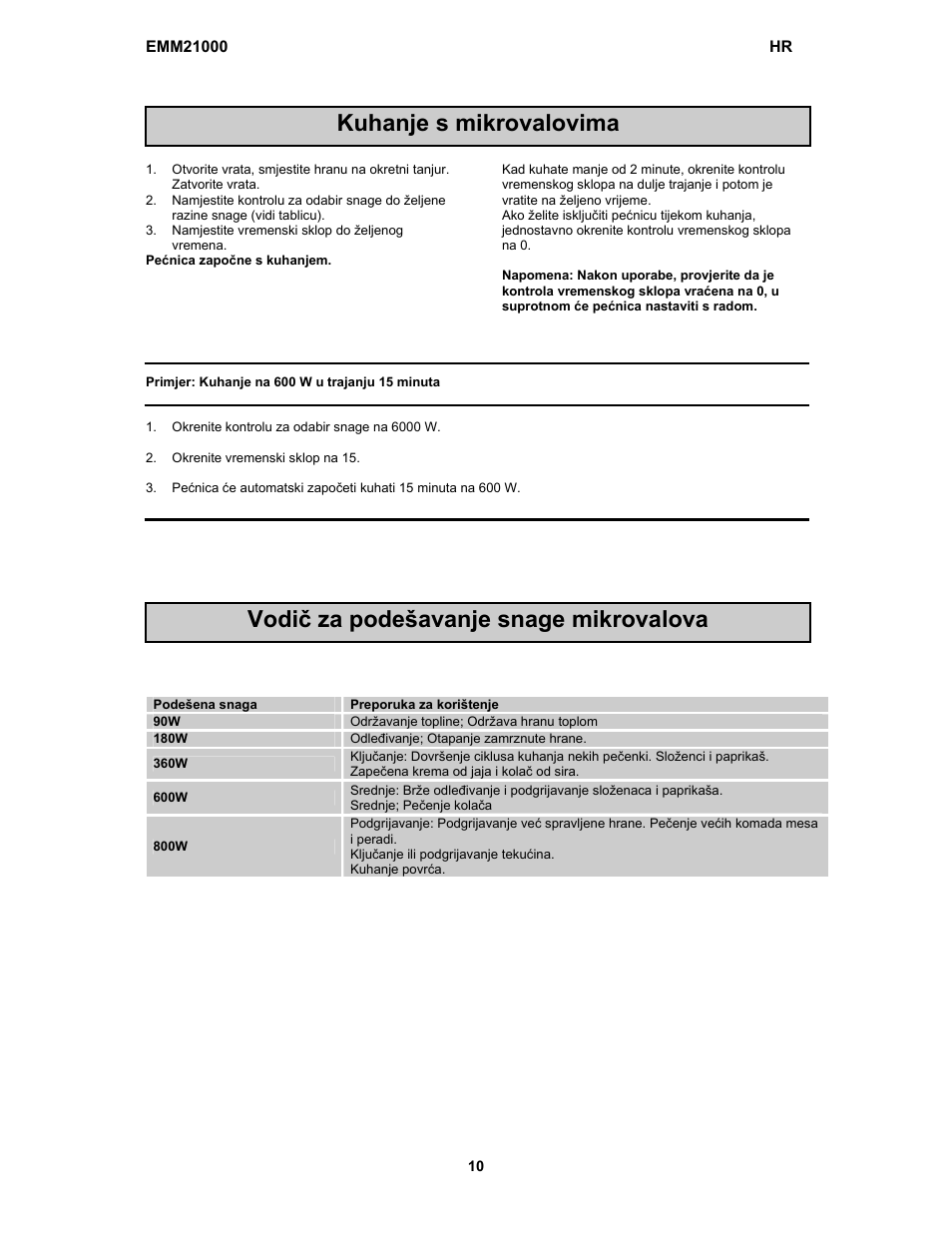 Electrolux EMM21000W User Manual | Page 119 / 180