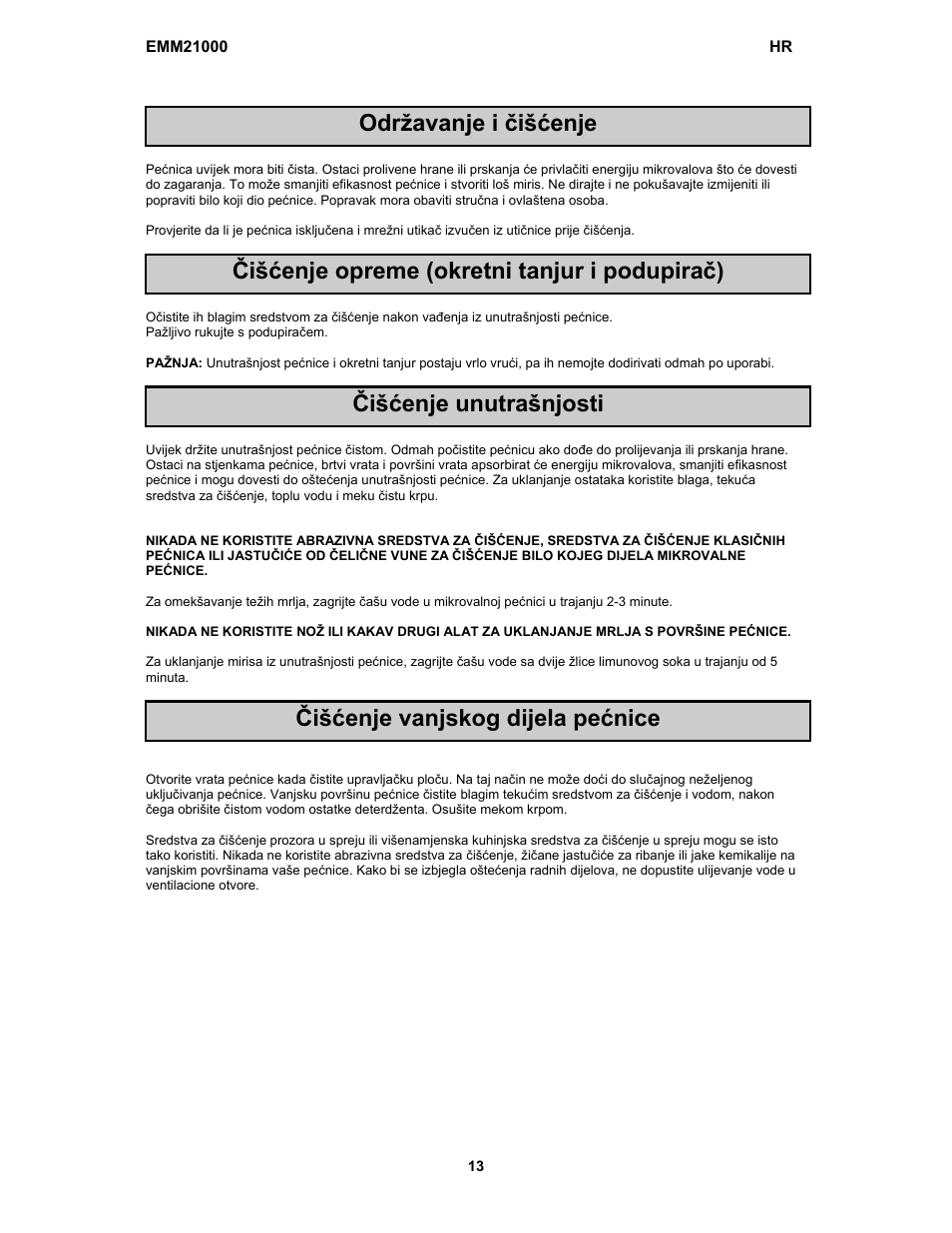 Electrolux EMM21000W User Manual | Page 122 / 180