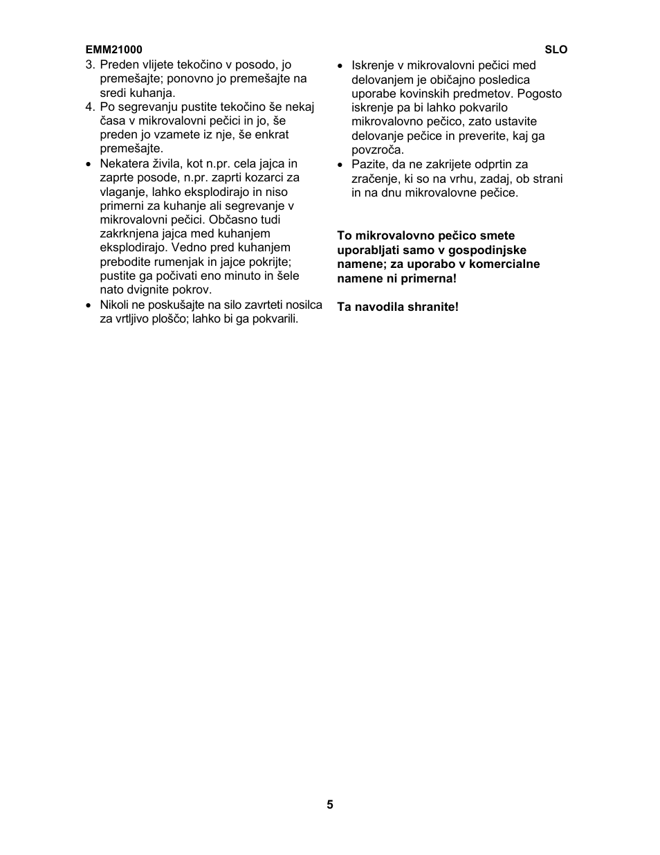 Electrolux EMM21000W User Manual | Page 152 / 180