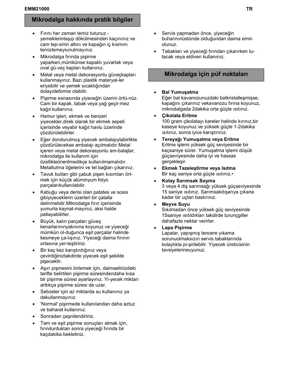 Electrolux EMM21000W User Manual | Page 172 / 180