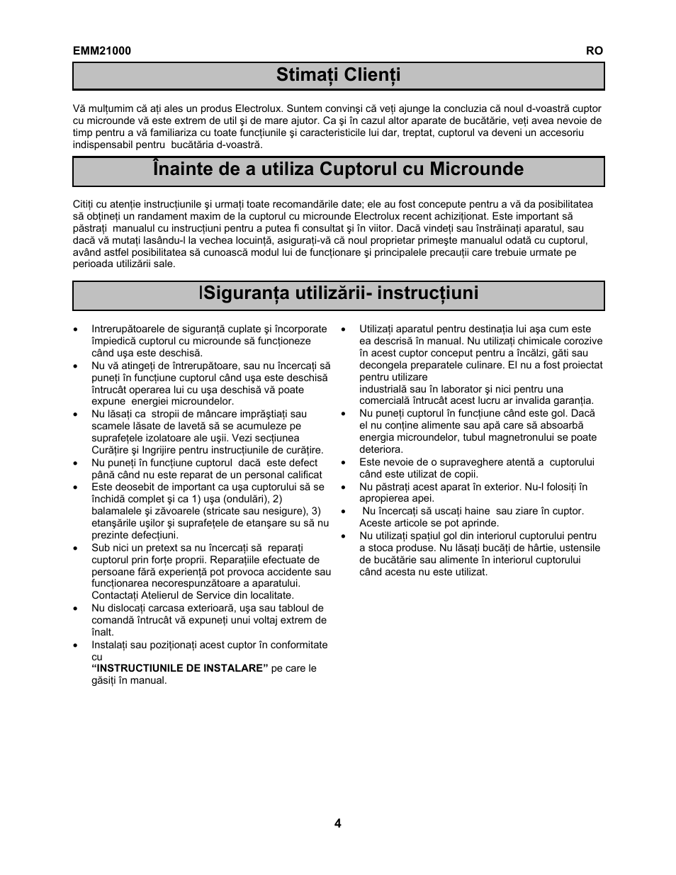 Electrolux EMM21000W User Manual | Page 86 / 180