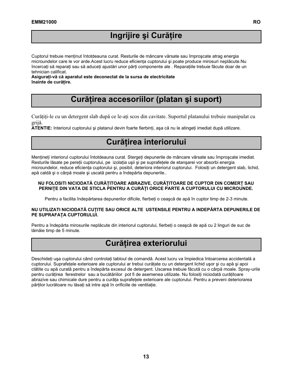 Electrolux EMM21000W User Manual | Page 95 / 180