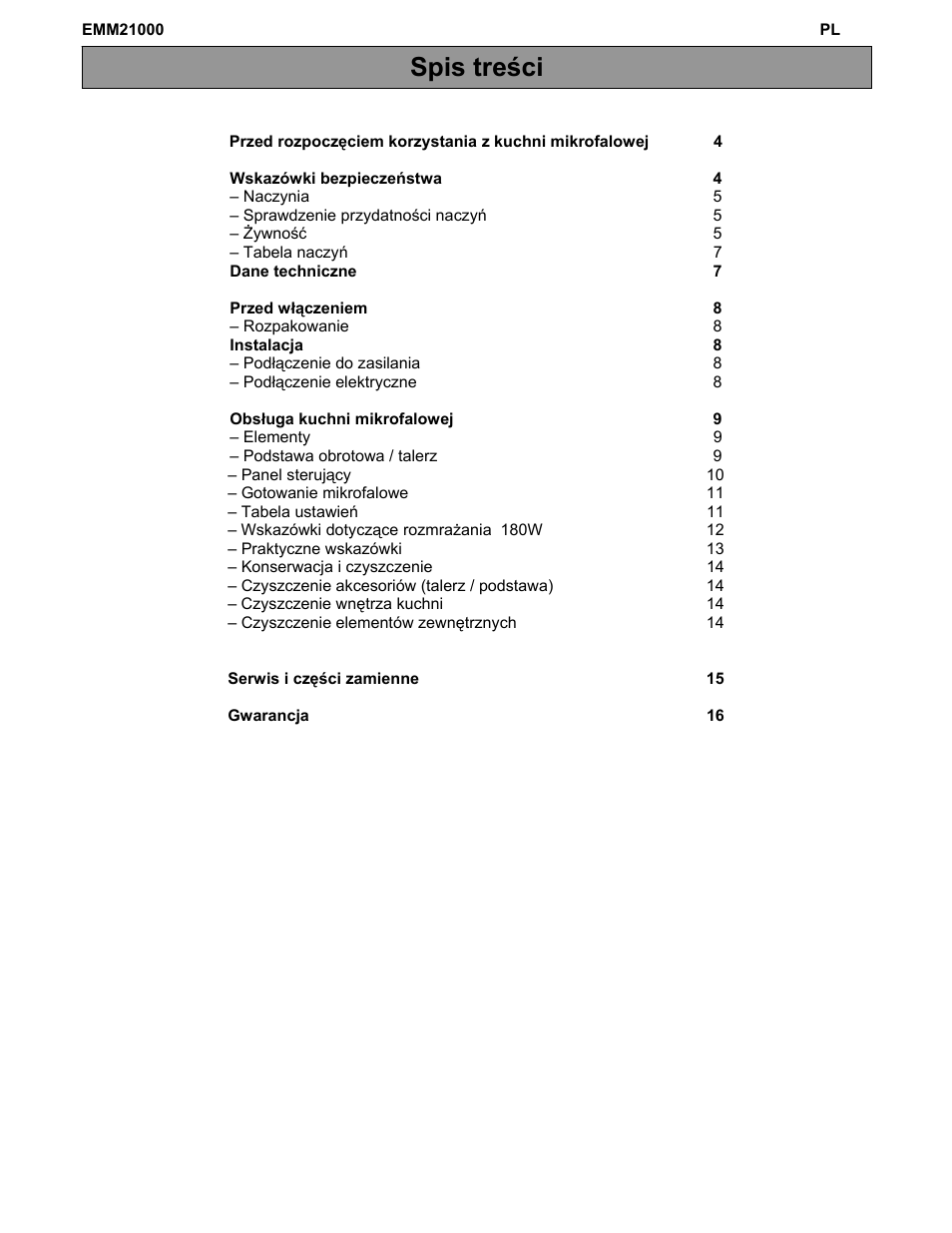 Electrolux EMM21000W User Manual | Page 98 / 180