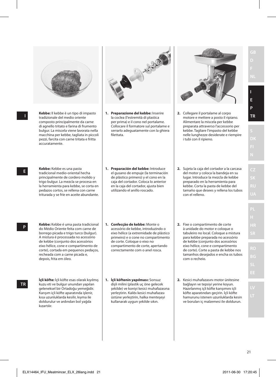 Electrolux EMM1000 User Manual | Page 21 / 88