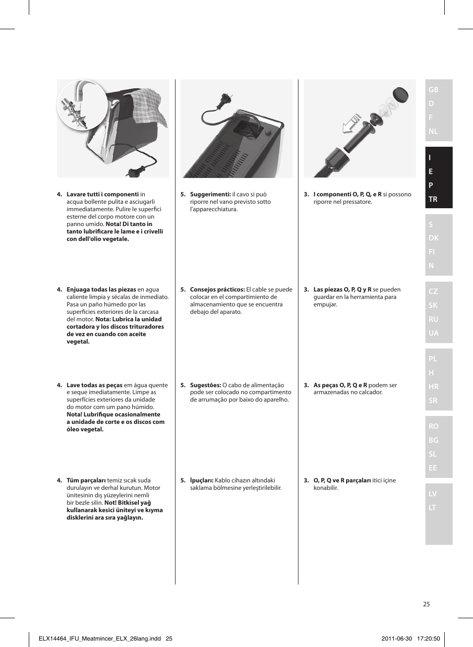 Electrolux EMM1000 User Manual | Page 25 / 88