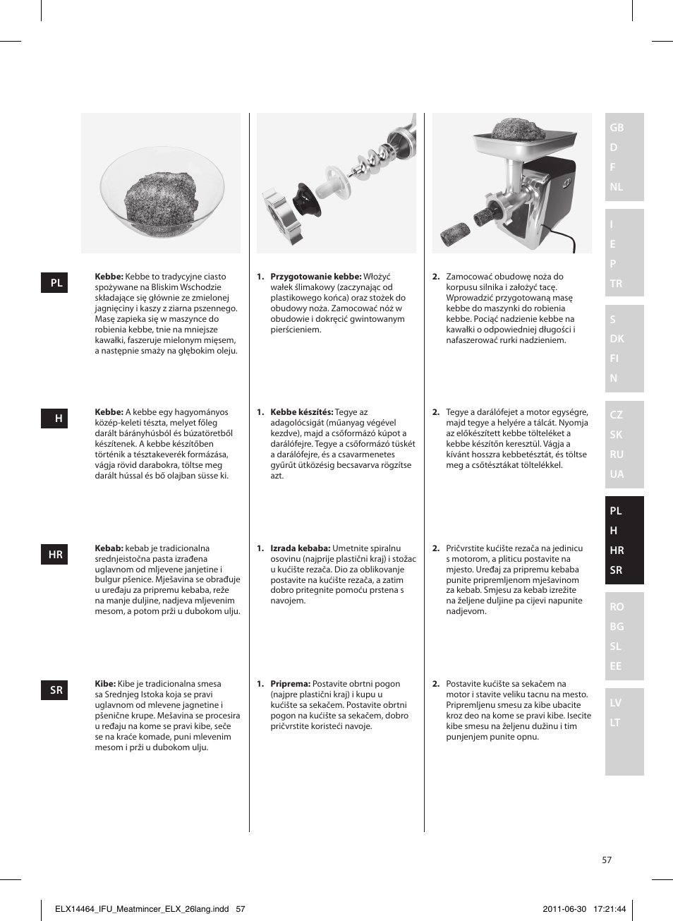 Electrolux EMM1000 User Manual | Page 57 / 88