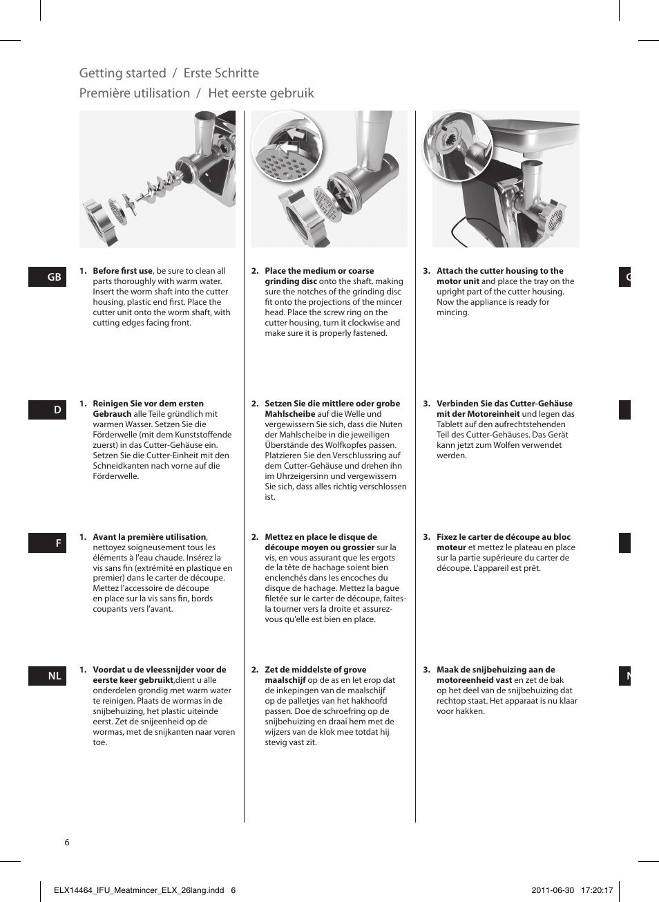 Electrolux EMM1000 User Manual | Page 6 / 88