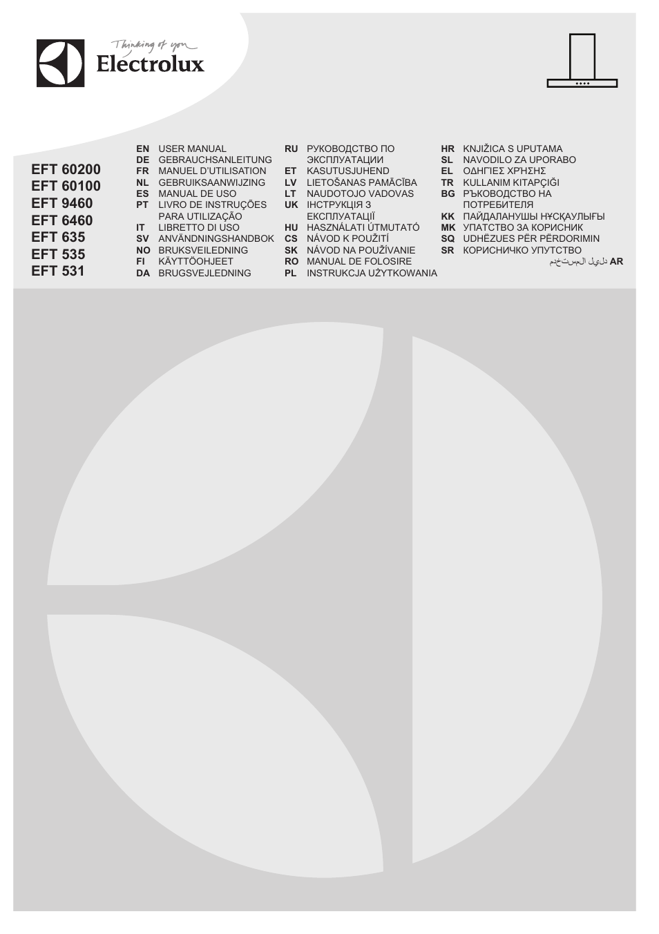 Electrolux EFT635X User Manual | 100 pages