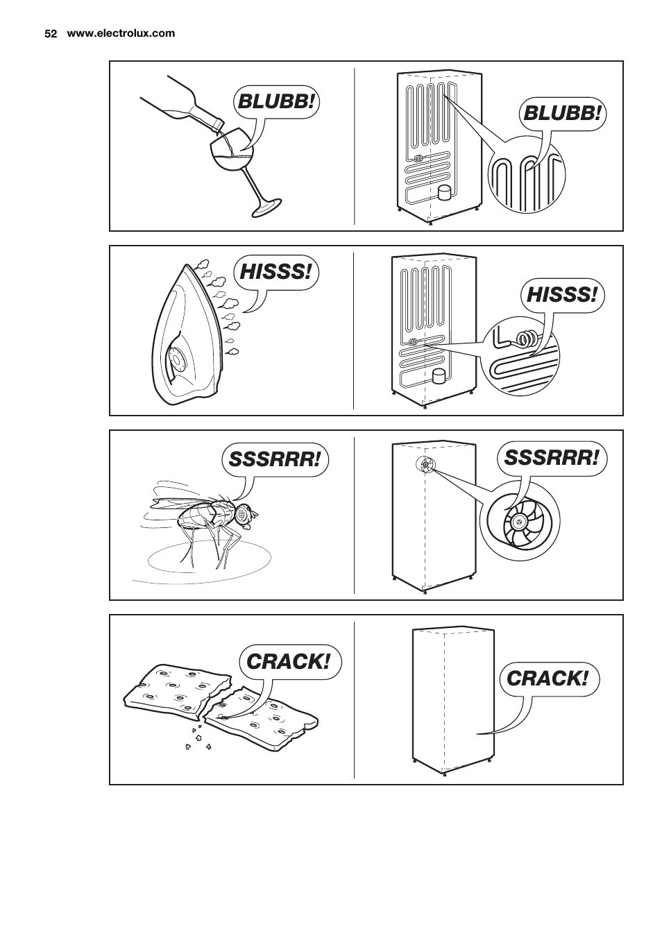 Electrolux ERG1501AOW User Manual | Page 52 / 56