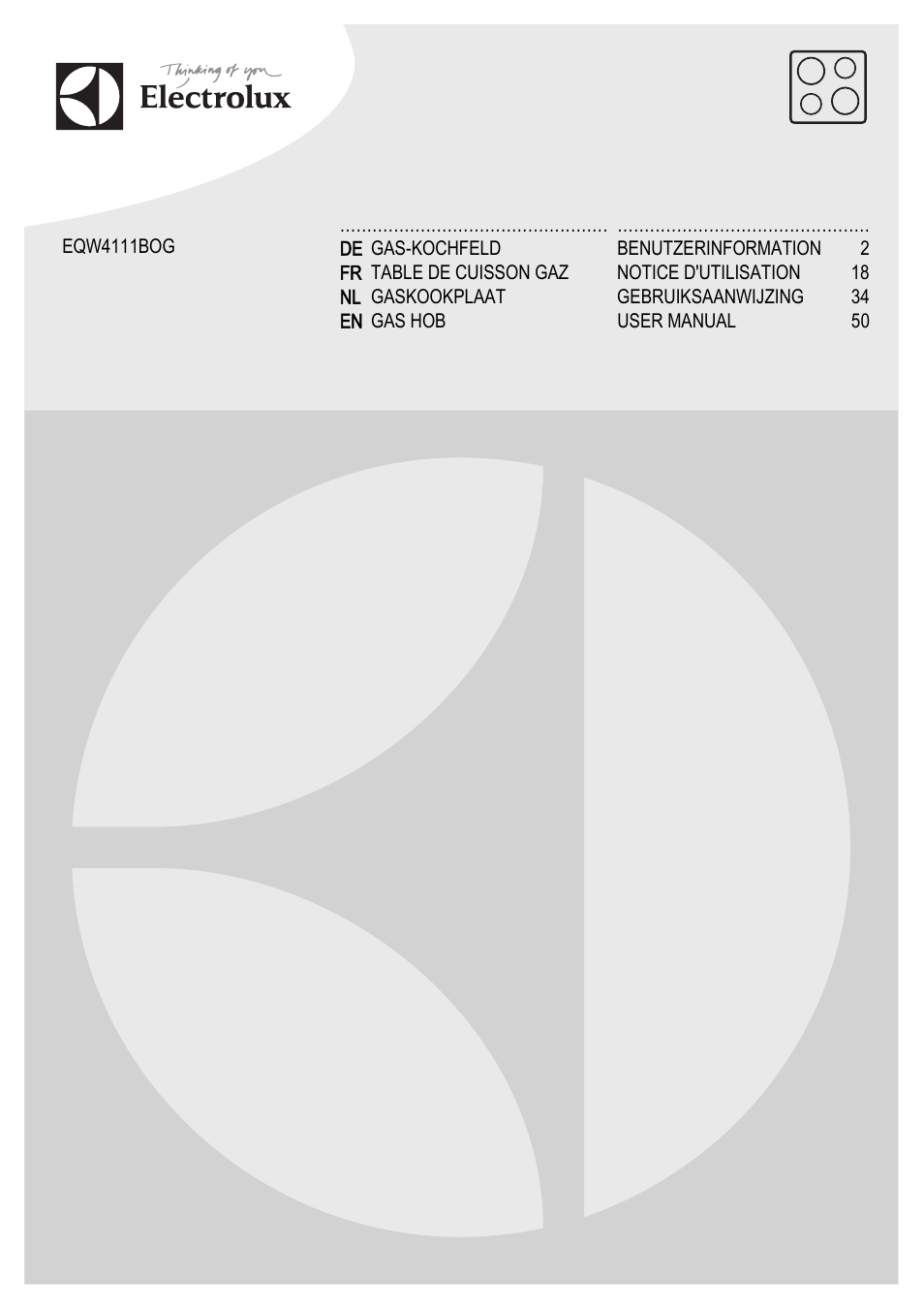 Electrolux EQW4111BOG User Manual | 64 pages