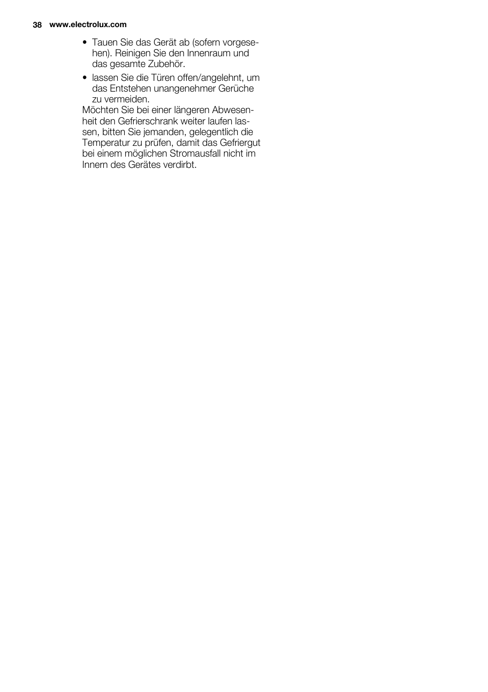 Electrolux ENN2914AOW User Manual | Page 38 / 80