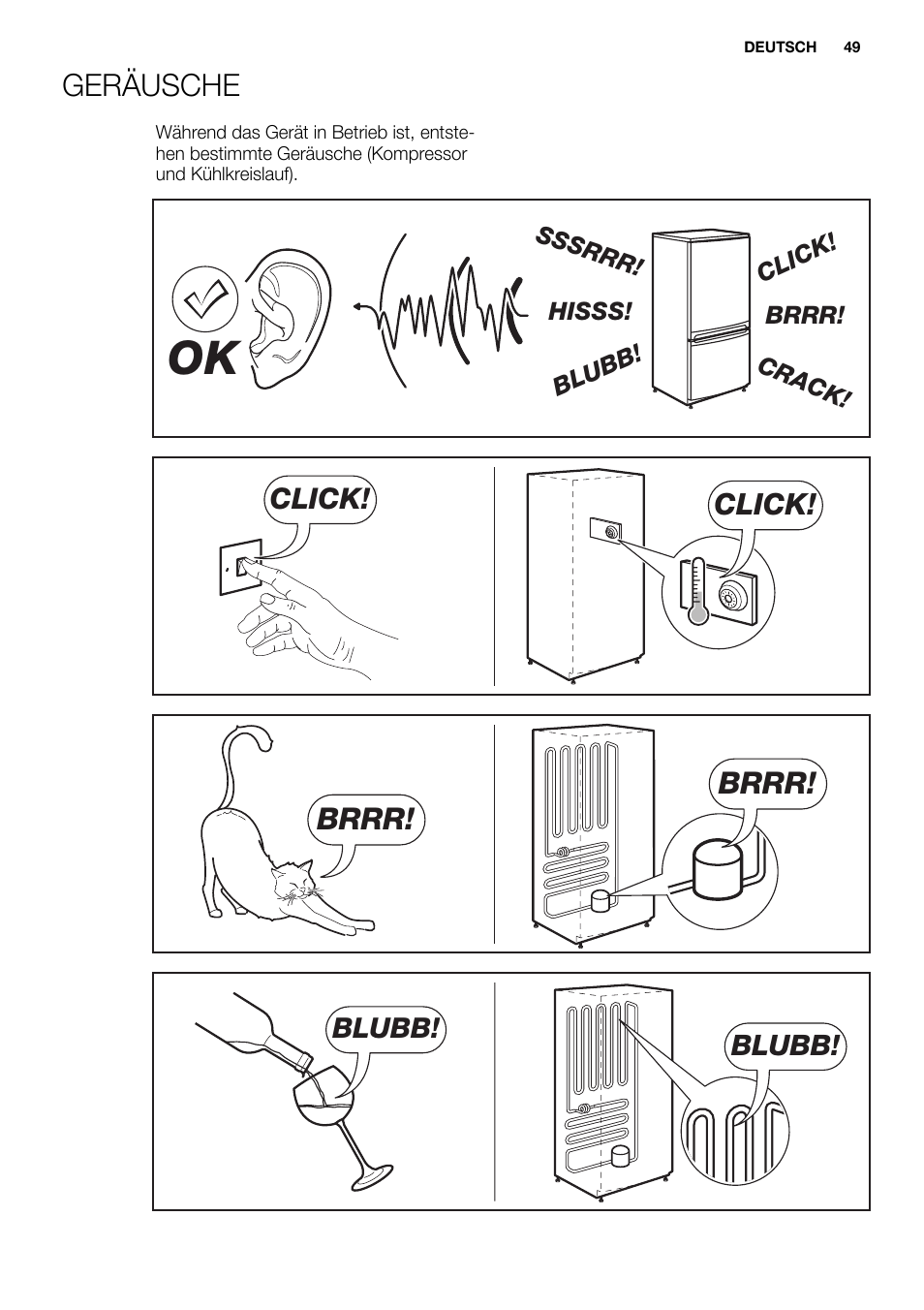 Geräusche, Brrr | Electrolux ENN2914AOW User Manual | Page 49 / 80