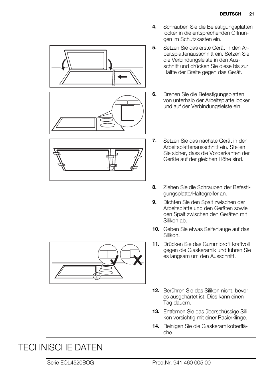 Technische daten | Electrolux EQL4520BOG User Manual | Page 21 / 84