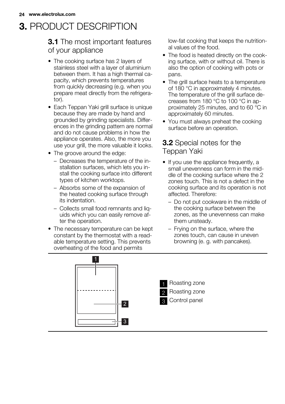 Product description, 1 the most important features of your appliance | Electrolux EQT4520BOG User Manual | Page 24 / 76