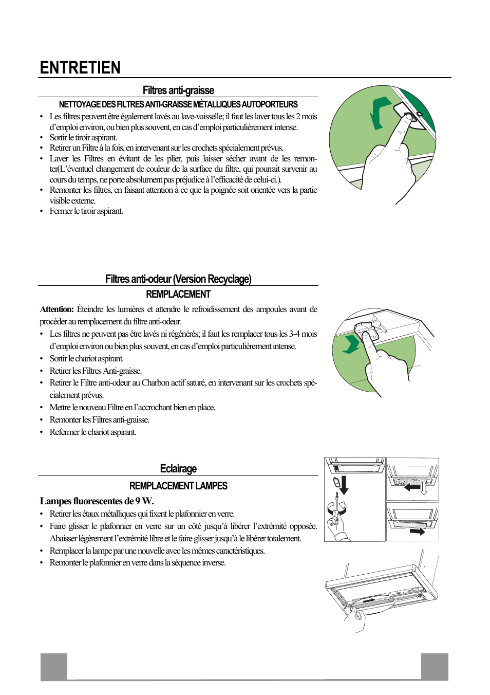 Entretien, Fr 1 15 | Electrolux EFP60241X User Manual | Page 15 / 48