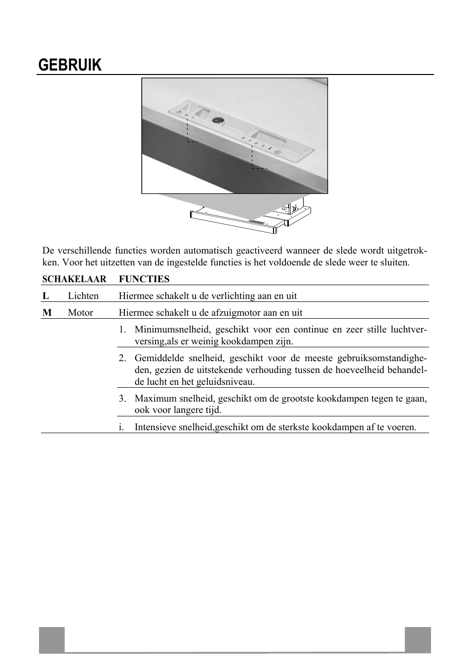 Gebruik, Nl 2 26 | Electrolux EFP60241X User Manual | Page 26 / 48