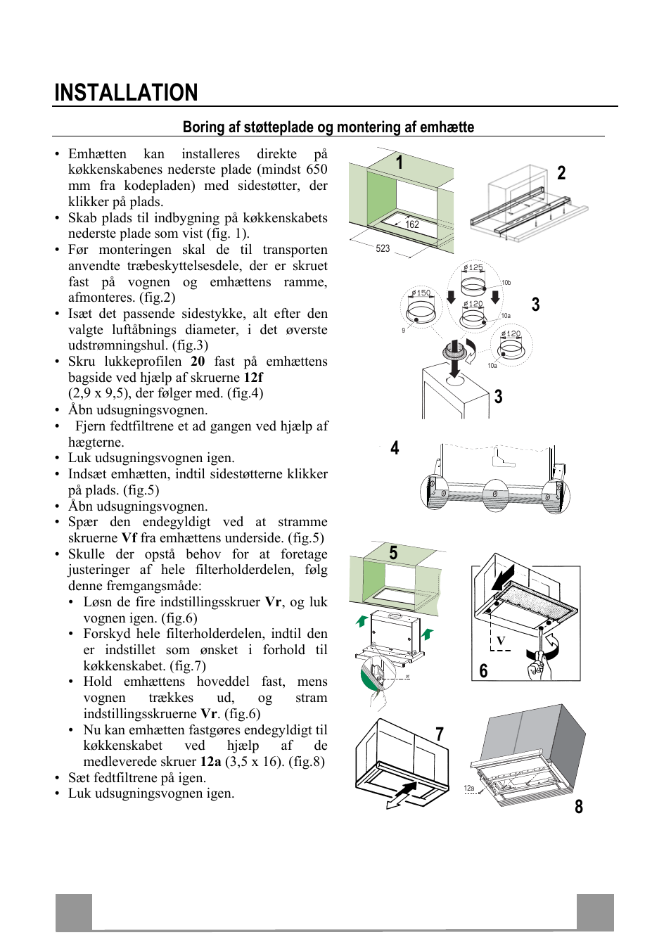 Installation, Dk 4 42 | Electrolux EFP60241X User Manual | Page 42 / 48