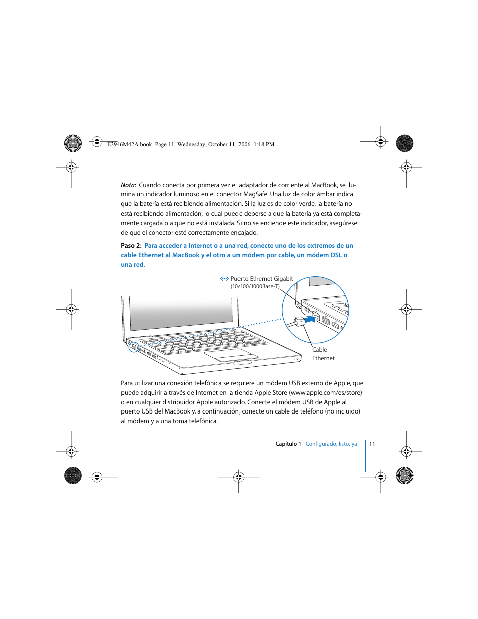 Apple MacBook (13 pulgadas, finales de 2006) User Manual | Page 11 / 76