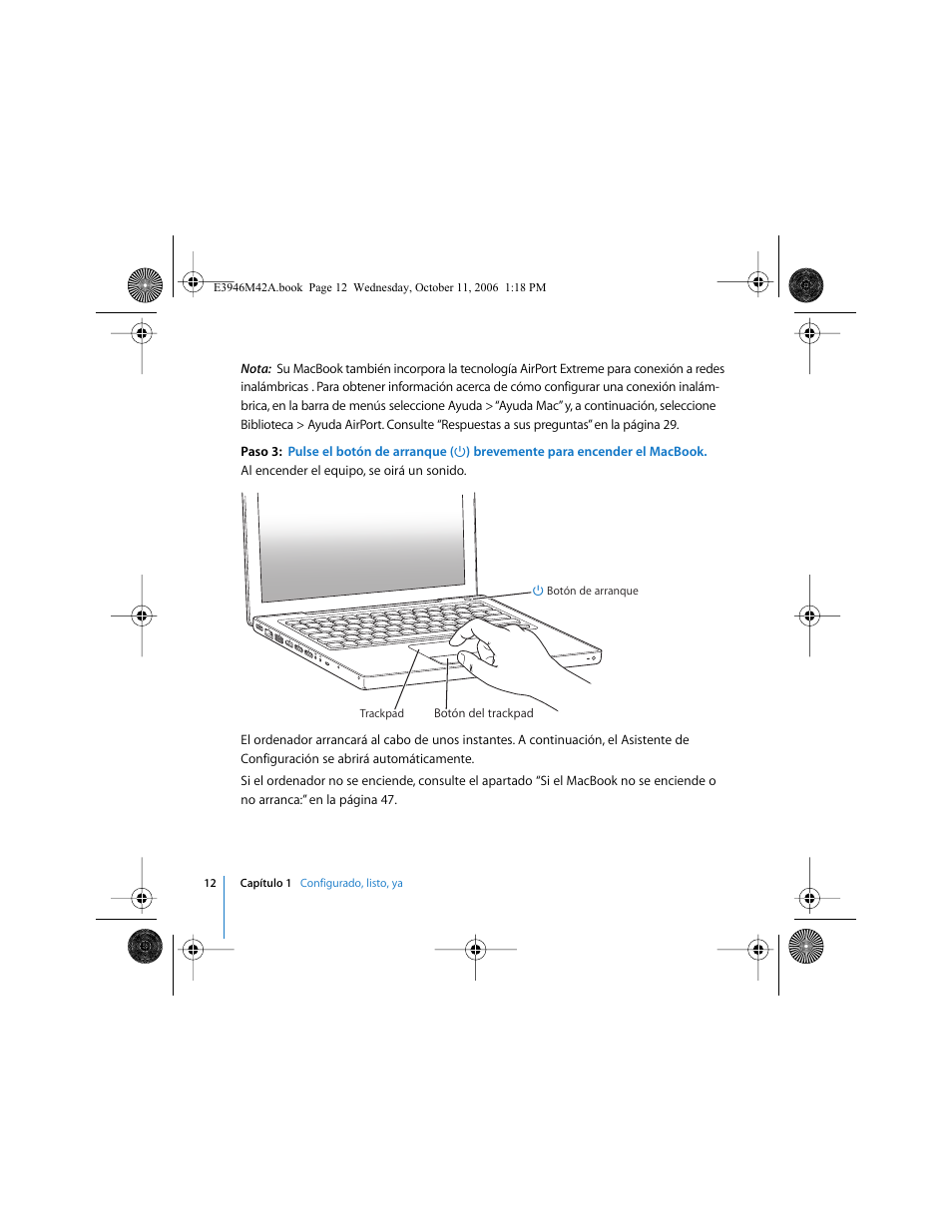 Apple MacBook (13 pulgadas, finales de 2006) User Manual | Page 12 / 76