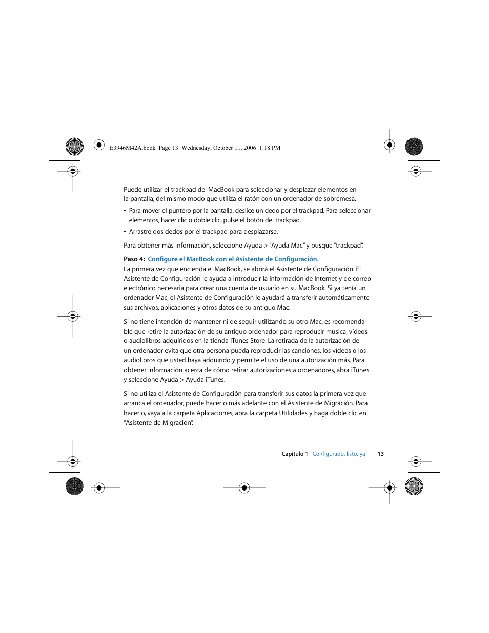 Apple MacBook (13 pulgadas, finales de 2006) User Manual | Page 13 / 76