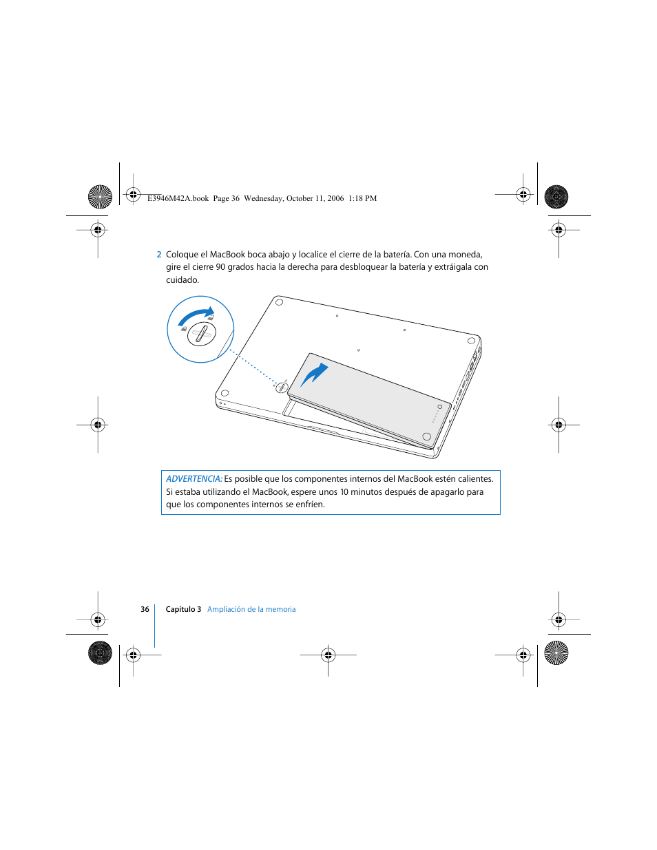 Apple MacBook (13 pulgadas, finales de 2006) User Manual | Page 36 / 76