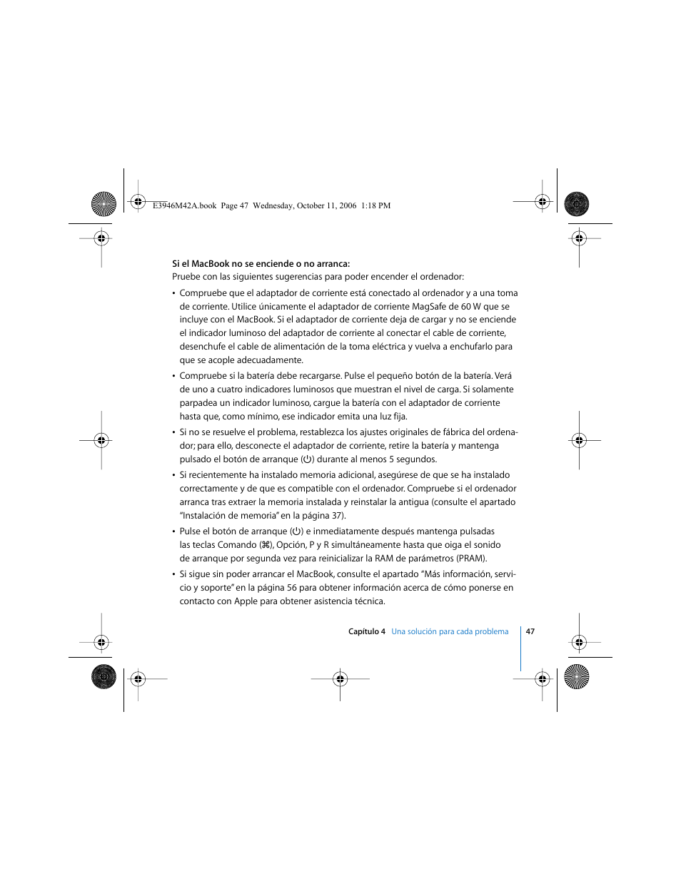Apple MacBook (13 pulgadas, finales de 2006) User Manual | Page 47 / 76