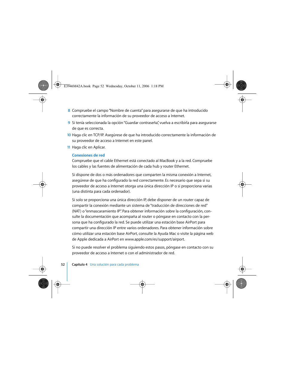 Apple MacBook (13 pulgadas, finales de 2006) User Manual | Page 52 / 76