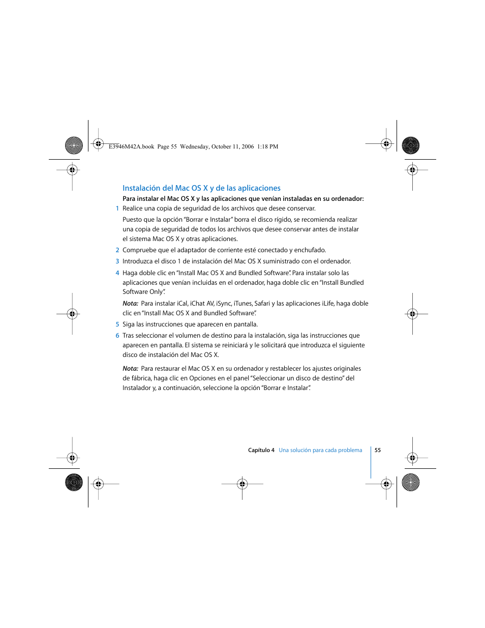 Apple MacBook (13 pulgadas, finales de 2006) User Manual | Page 55 / 76