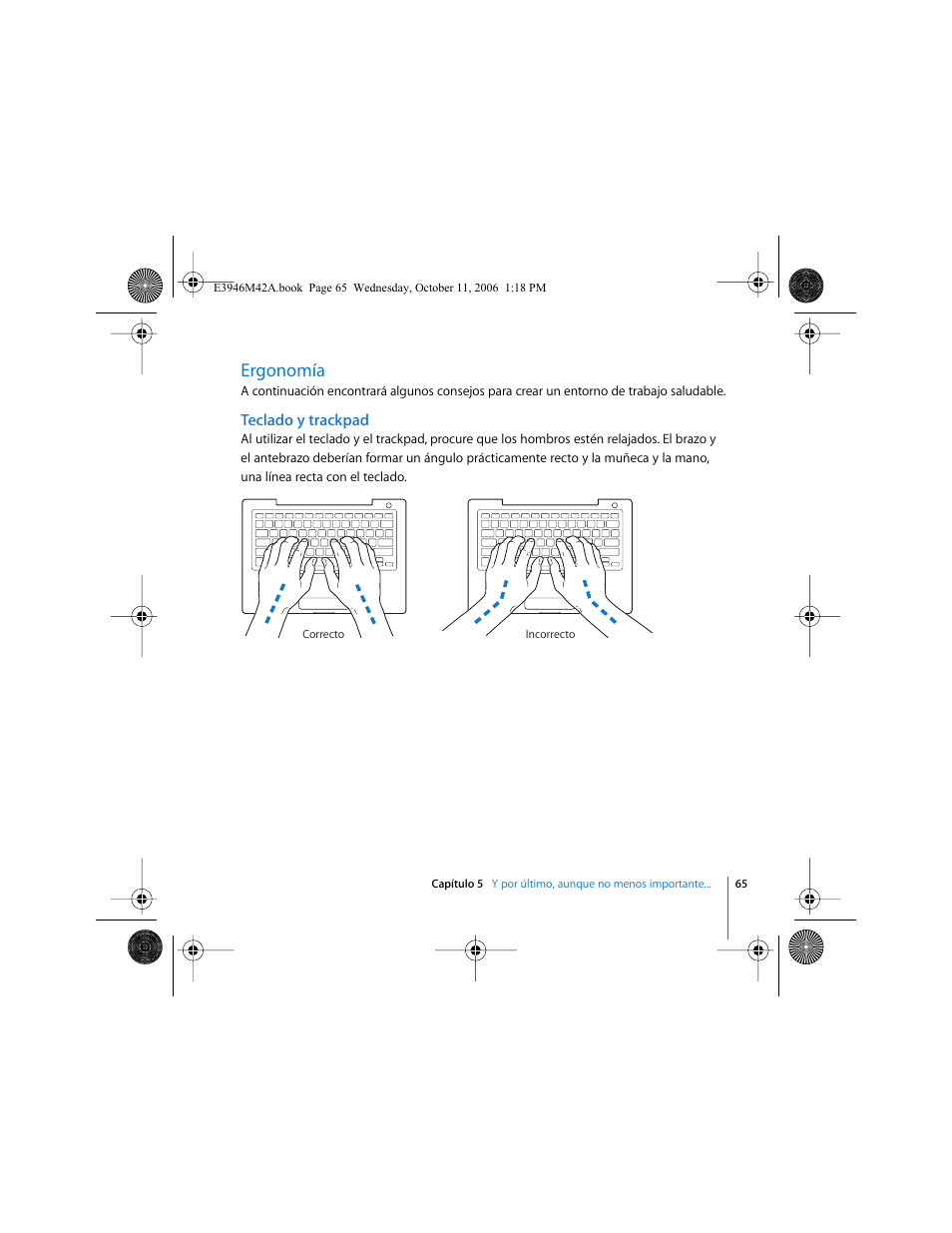 Ergonomía | Apple MacBook (13 pulgadas, finales de 2006) User Manual | Page 65 / 76
