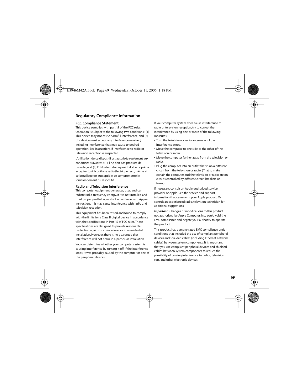 Apple MacBook (13 pulgadas, finales de 2006) User Manual | Page 69 / 76