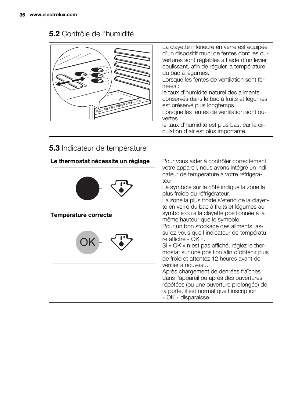 Electrolux ERN1501AOW User Manual | Page 36 / 72