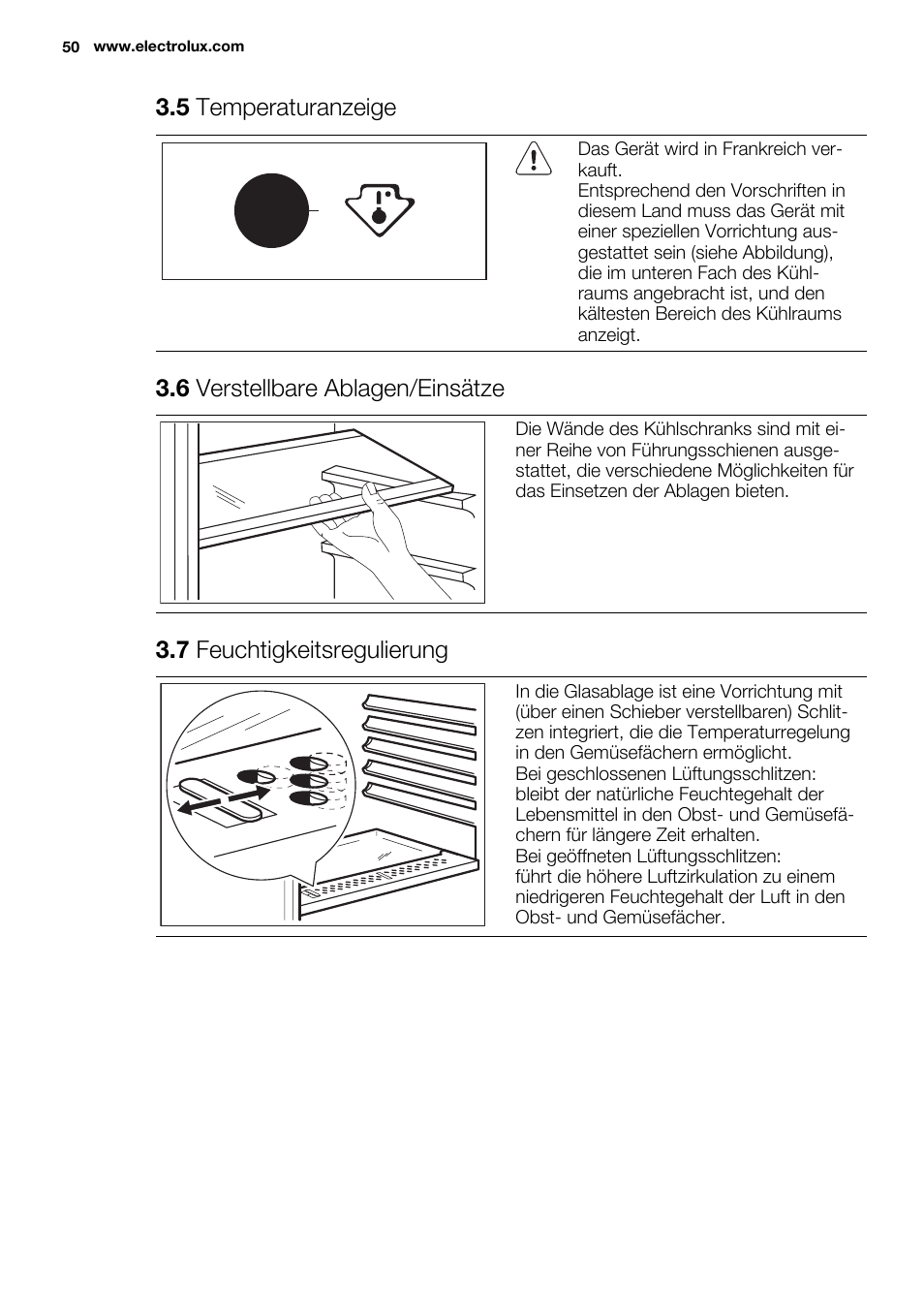 Electrolux ERN2214FOW User Manual | Page 50 / 60