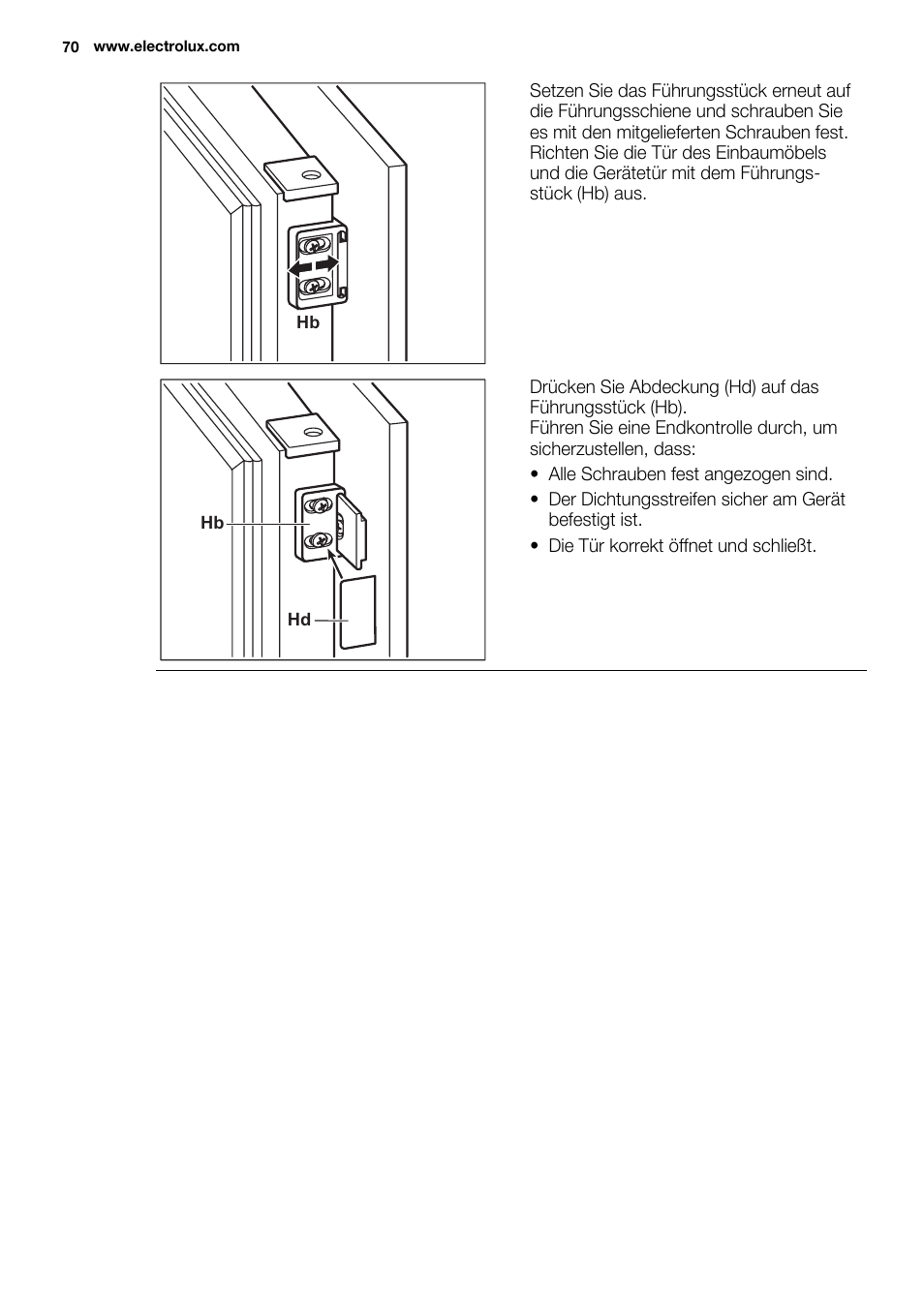 Electrolux ENN2900AOW User Manual | Page 70 / 100