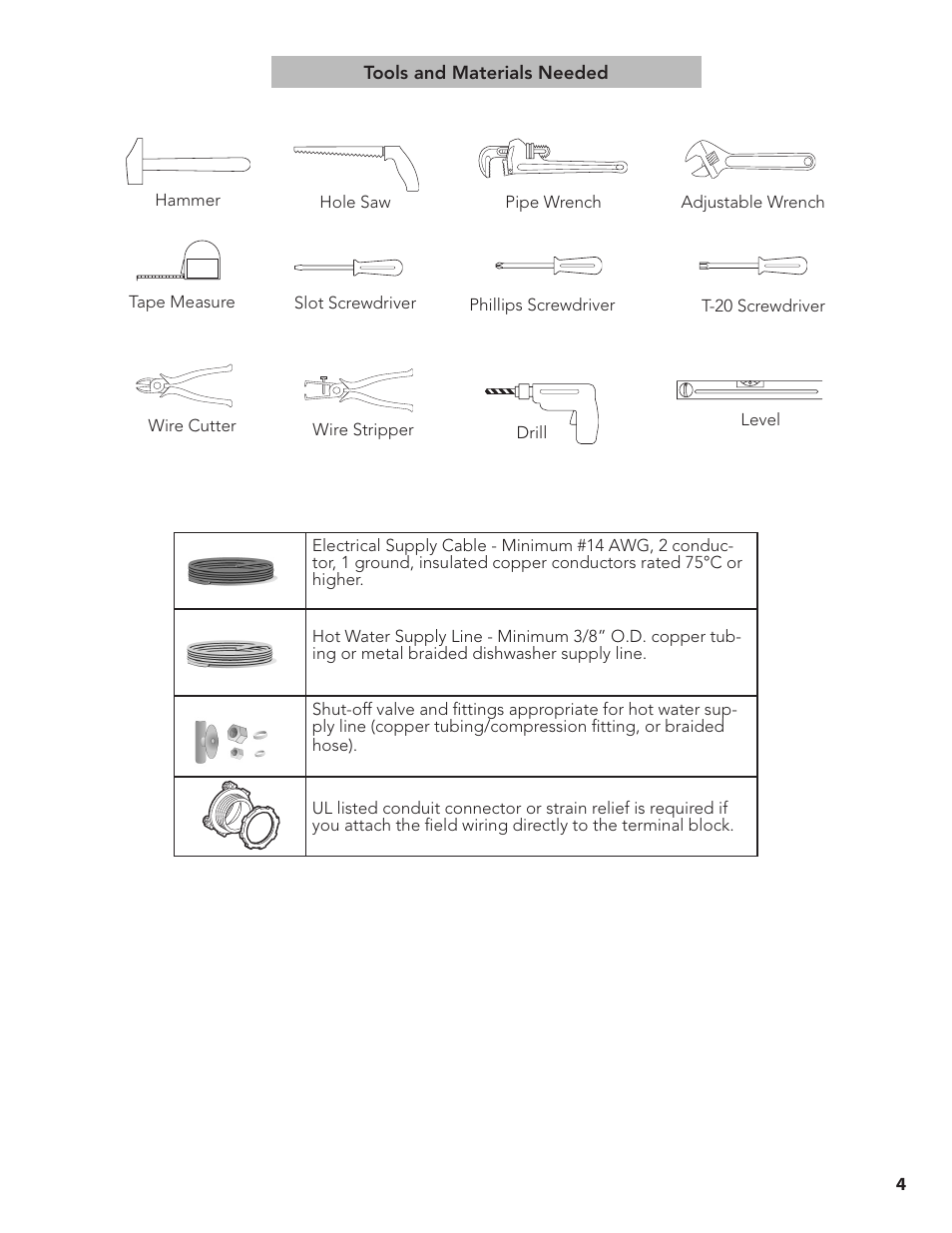 Bosch SGE63E15UC User Manual | Page 5 / 39