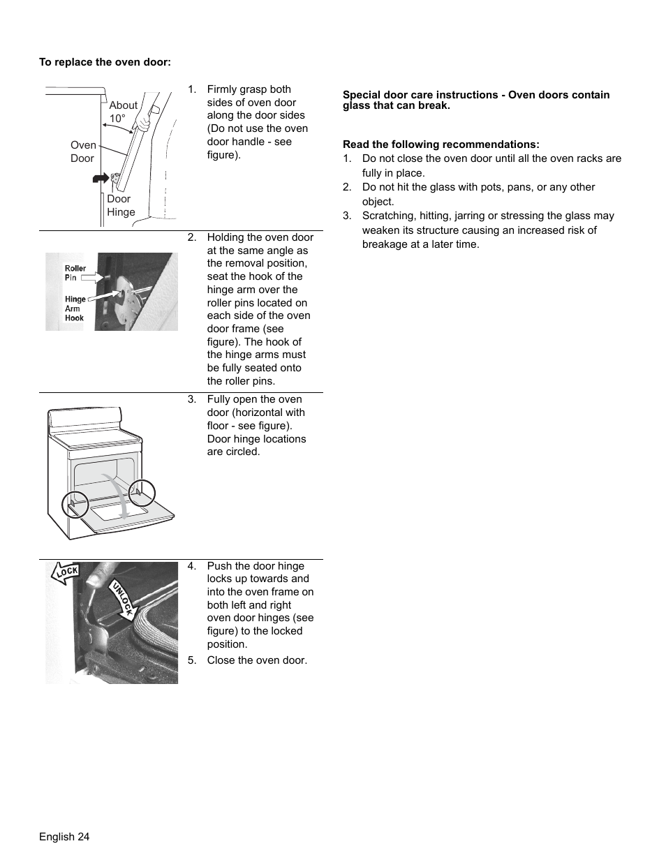 Close the oven door | Bosch HGS3023UC User Manual | Page 27 / 96