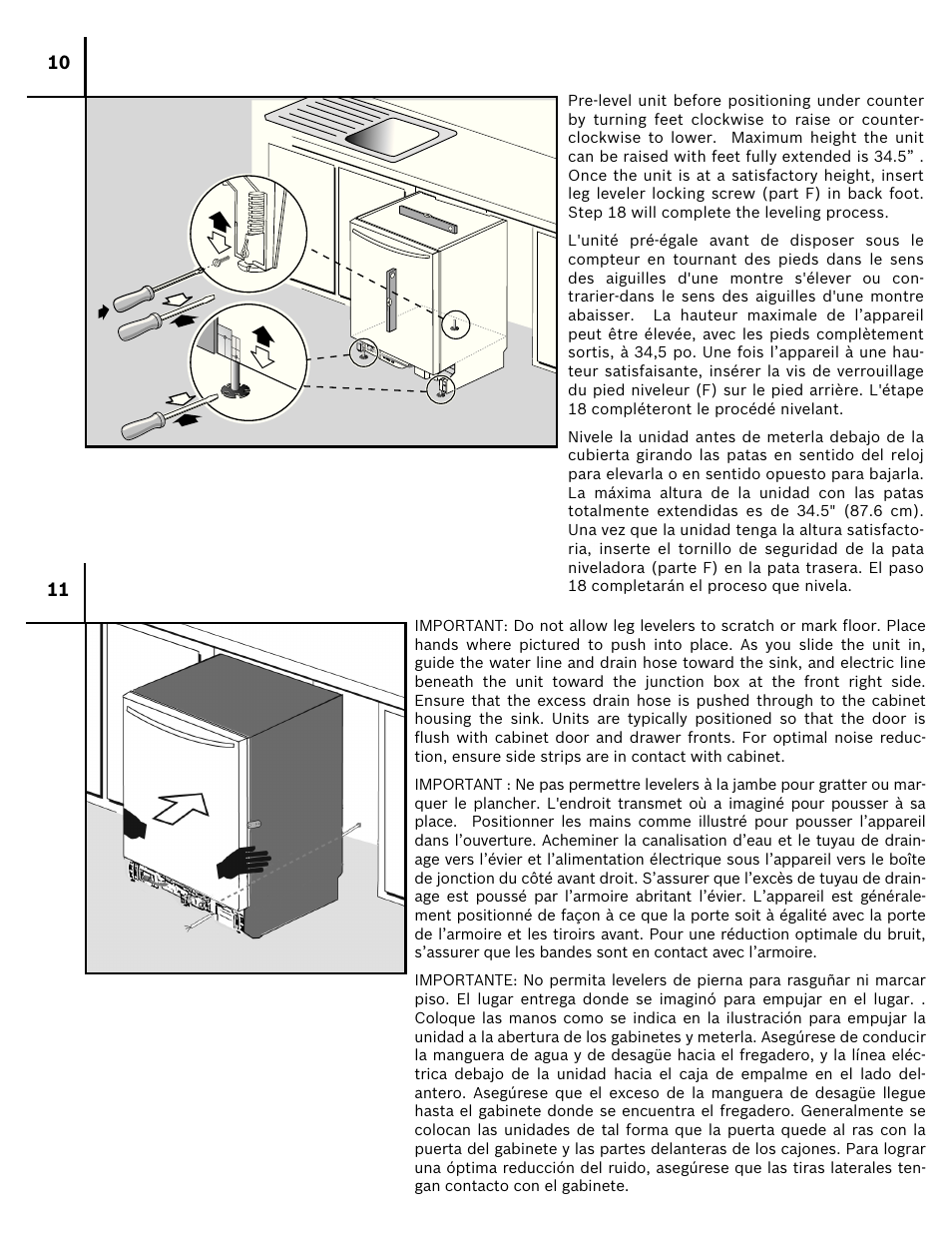 Bosch SHX4AT55UC User Manual | Page 14 / 22