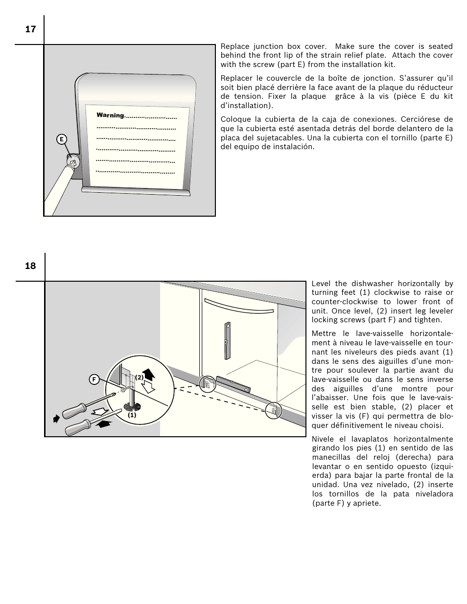 Bosch SHX4AT55UC User Manual | Page 17 / 22