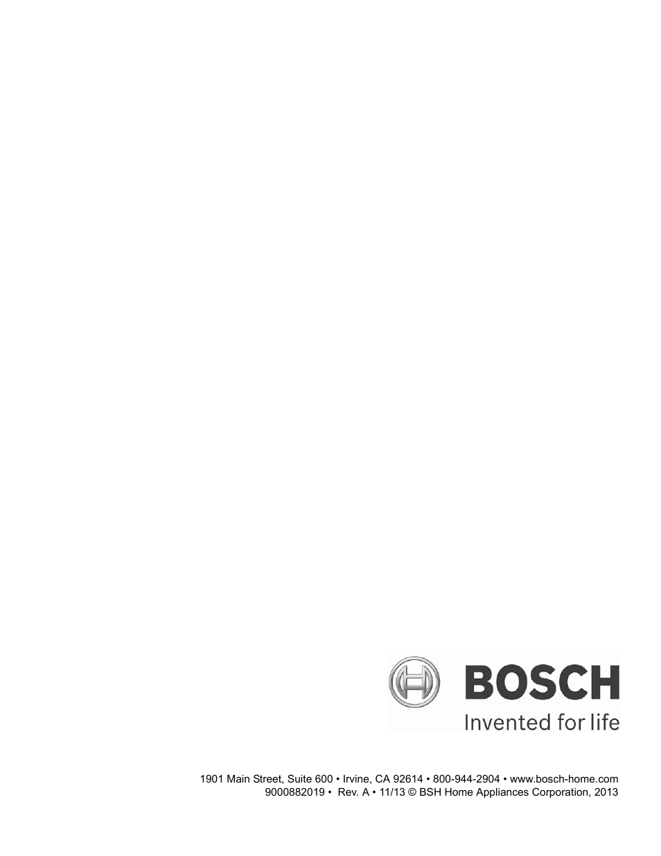 Bosch HBL8461UC User Manual | Page 56 / 56