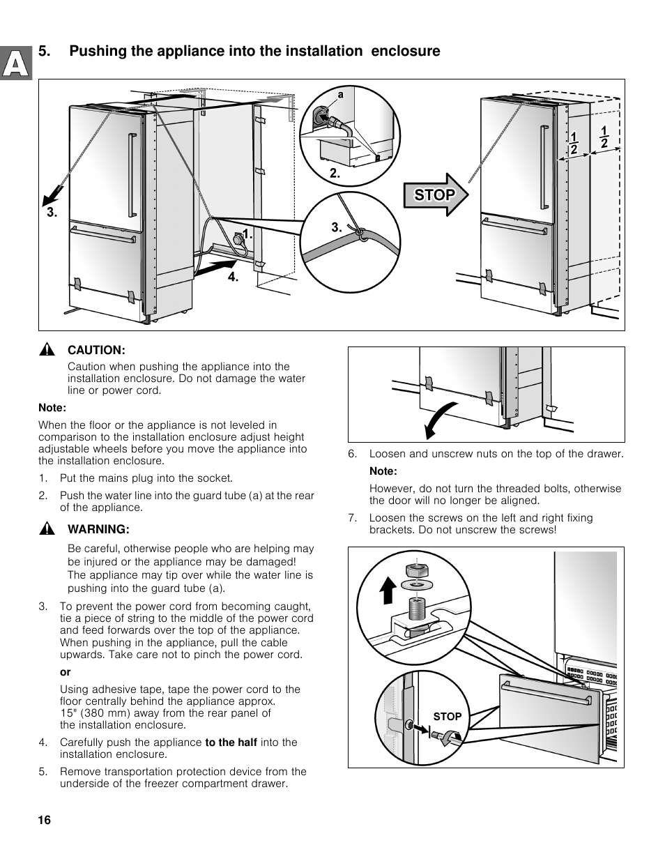 Bosch B30BB830SS User Manual | Page 16 / 61