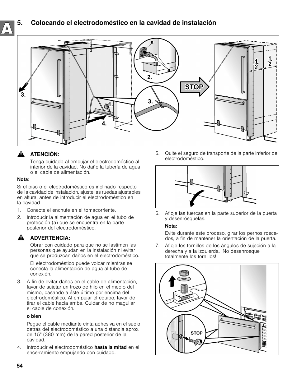 Bosch B30BB830SS User Manual | Page 54 / 61