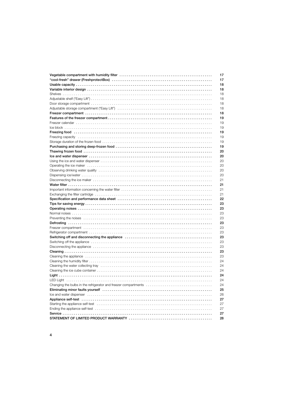Bosch B22CS50SNS User Manual | Page 4 / 88