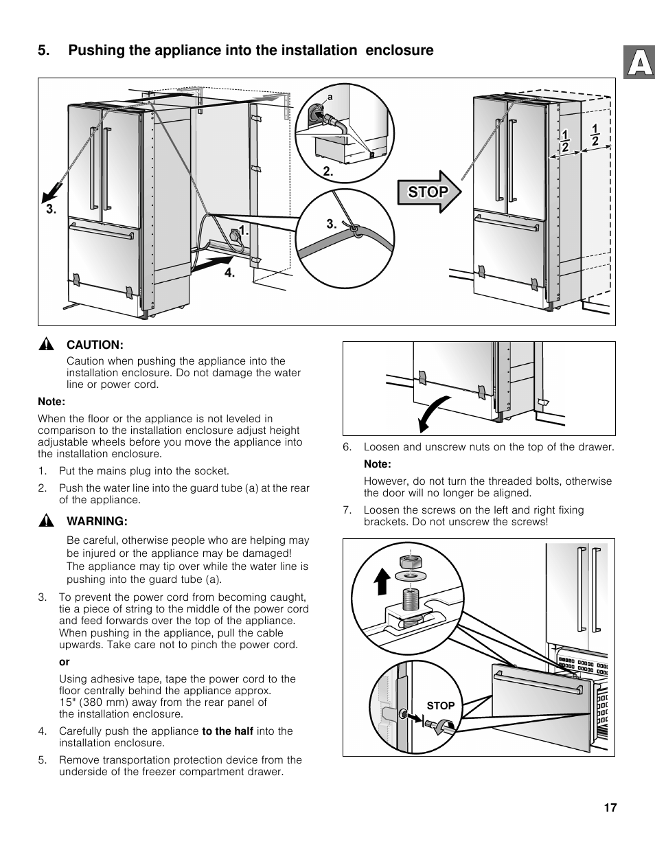 Bosch B36BT830NS User Manual | Page 17 / 64