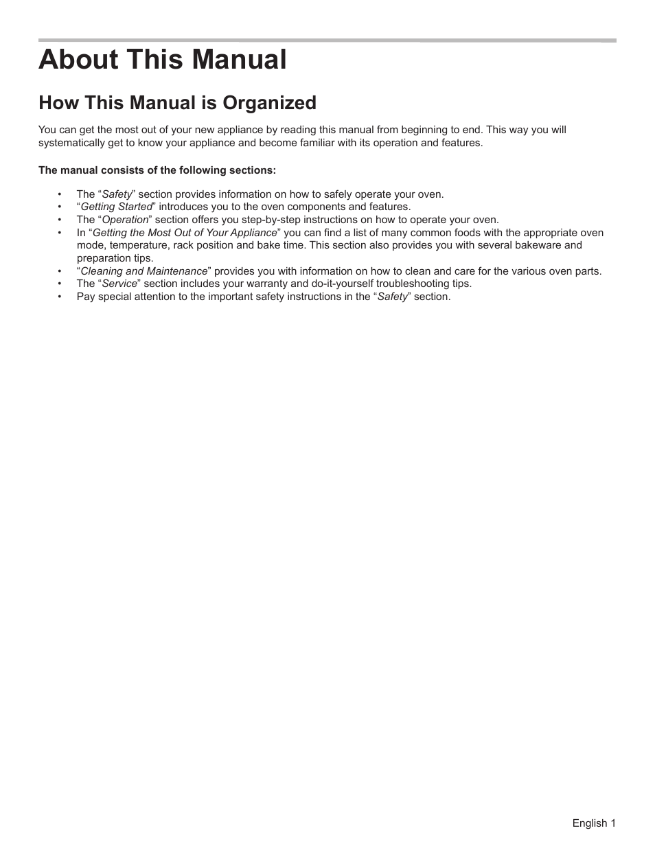 About this manual, How this manual is organized | Bosch HSLP451UC User Manual | Page 3 / 116