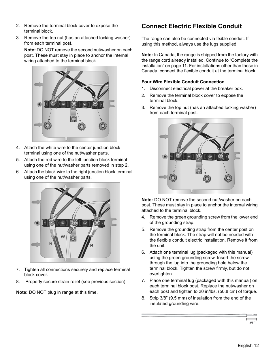 Connect electric flexible conduit | Bosch HGI8054UC User Manual | Page 15 / 68